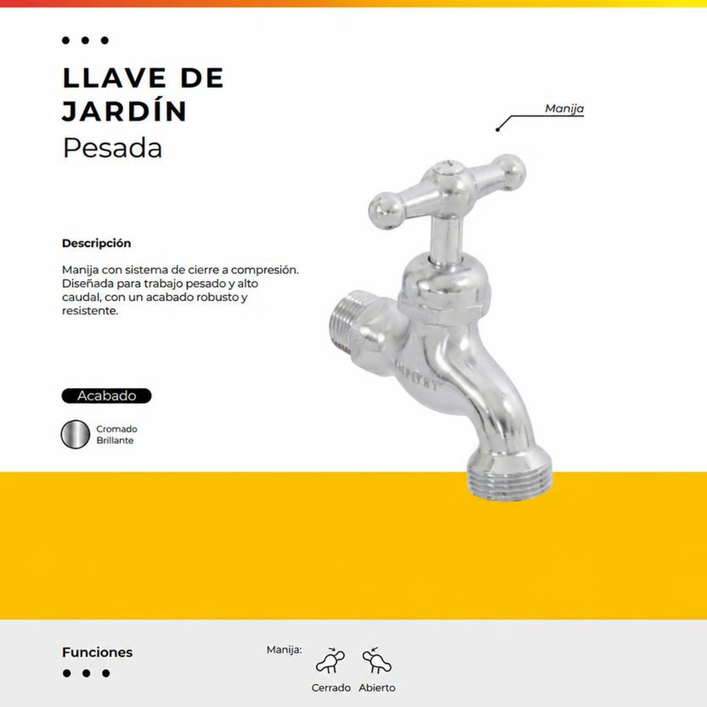 LLAVE DE JARDIN