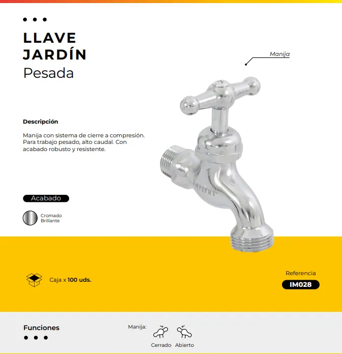 [IM-028] LLAVE DE JARDIN