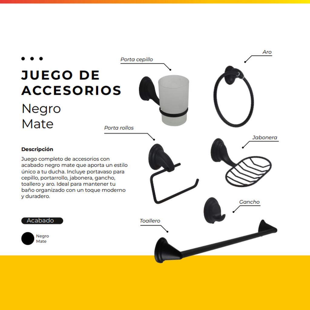 [IM-090] MPI-2 JUEGO DE ACCESORIOS NEGRA