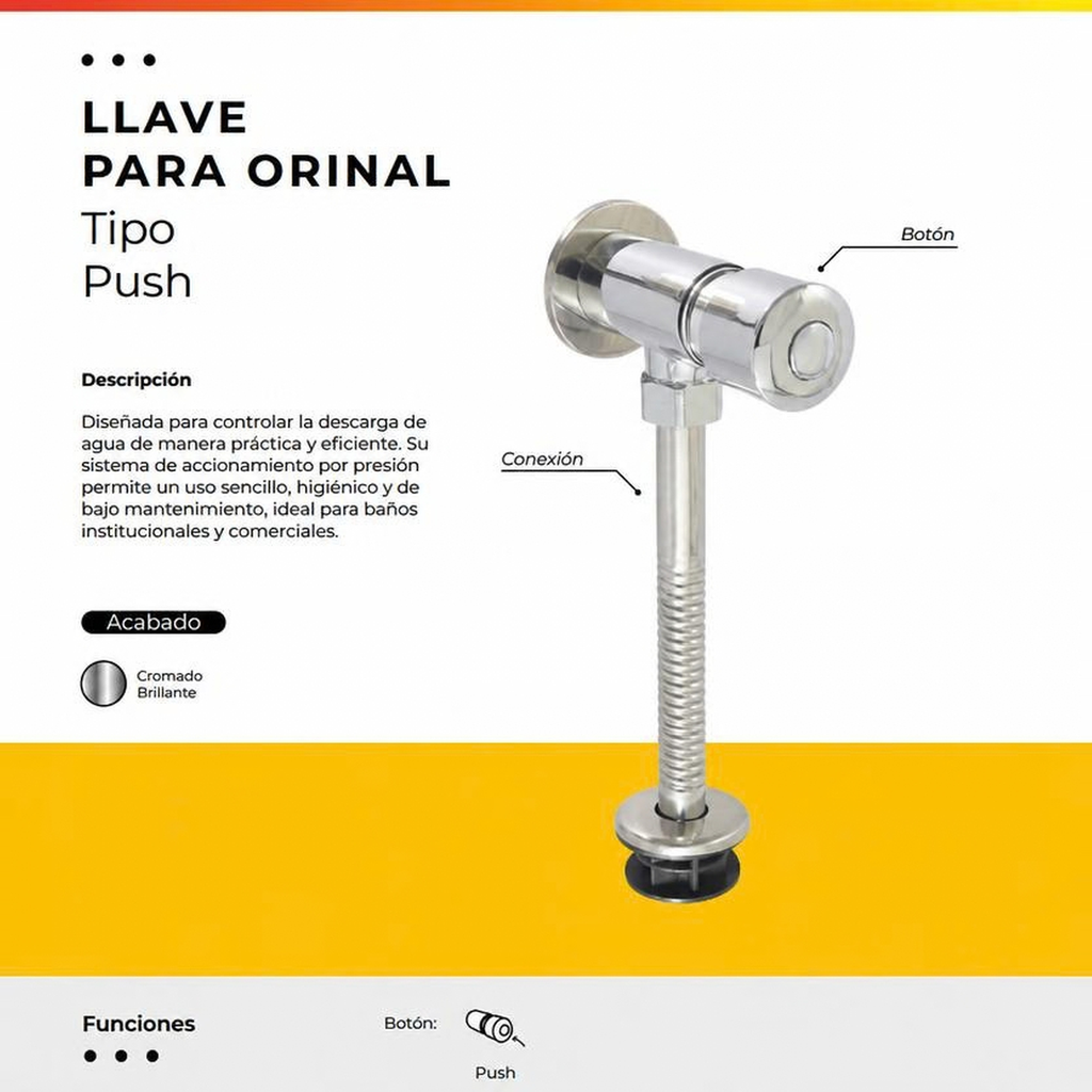 [IM-100] LLAVE PARA ORINAL TIPO PUSCH (JG-46)